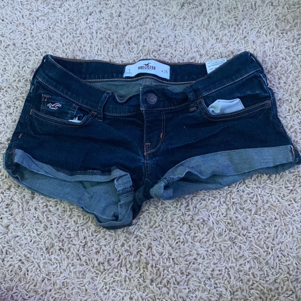 hollister jean shorts